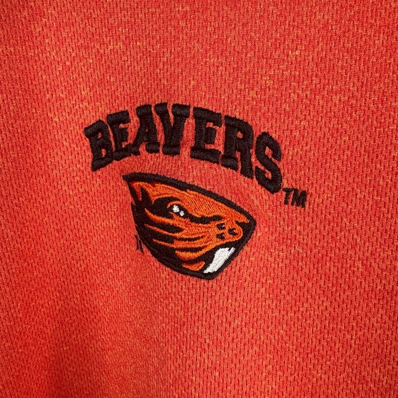 Oregon State Beavers Men's 1/4 Zip Sweater - Picture 8 of 12